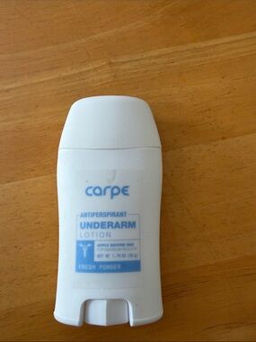 Carpe Fresh Powder Underarm Antiperspirant Lotion - White